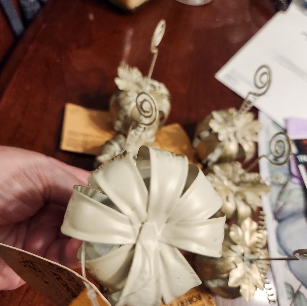 Robert Stanley Pumpkin Card Holders 7 Pieces - Picture 3 of 4